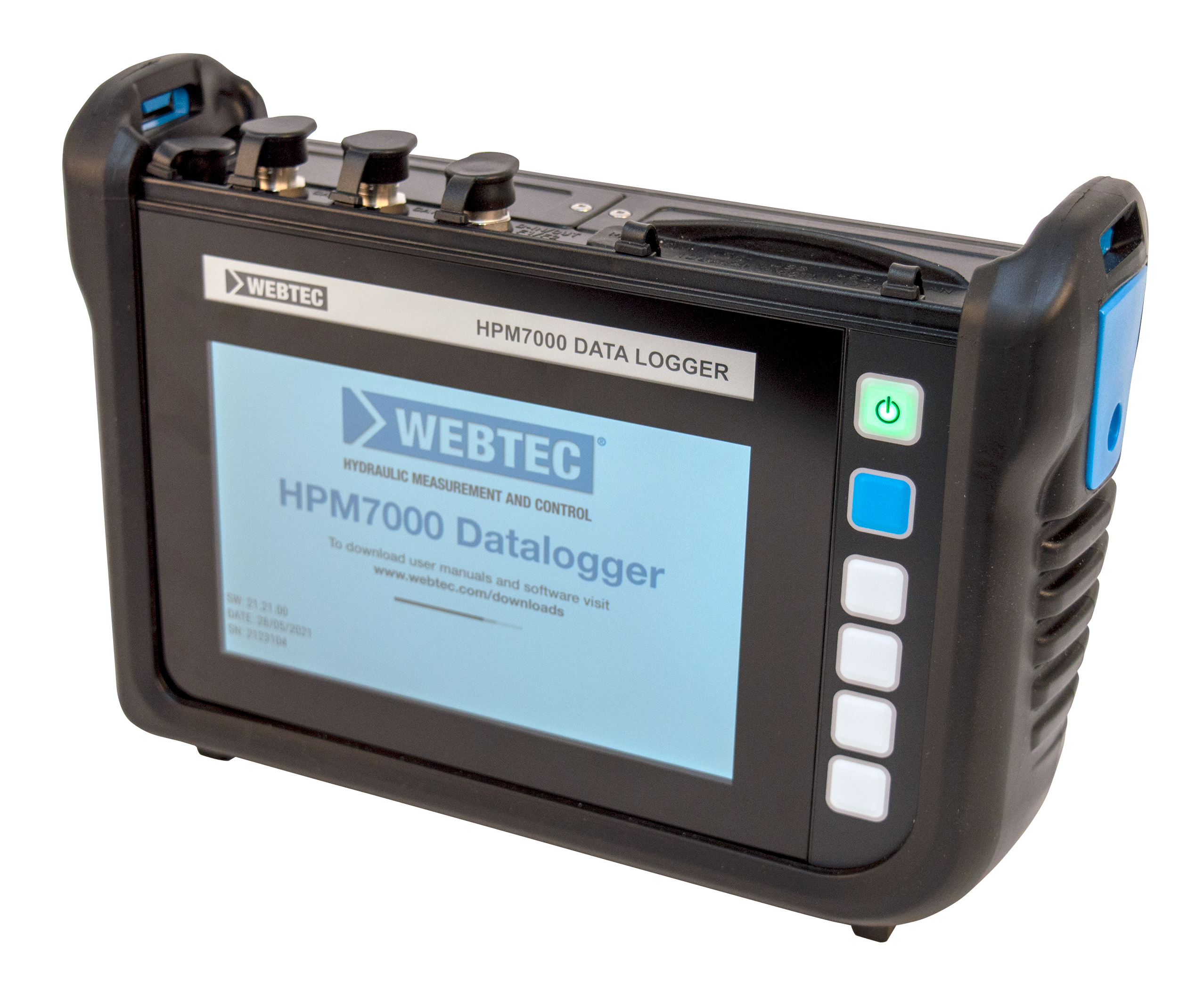Webtec HPM7000 Hydraulic Data Logger Webtec HPM7000 Hydraulic Data Logger